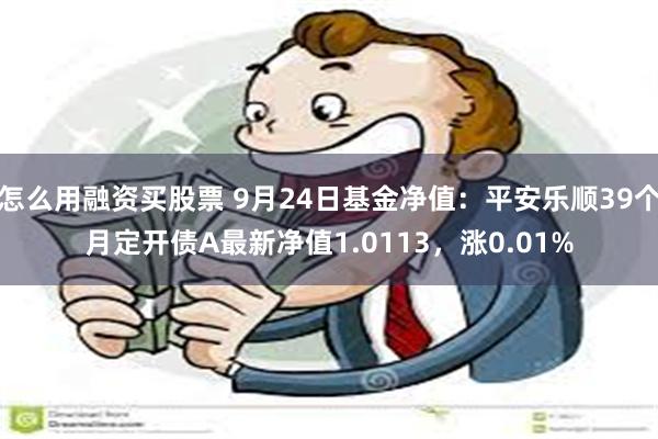 怎么用融资买股票 9月24日基金净值：平安乐顺39个月定开债A最新净值1.0113，涨0.01%