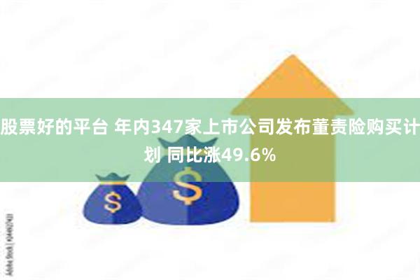 股票好的平台 年内347家上市公司发布董责险购买计划 同比涨49.6%